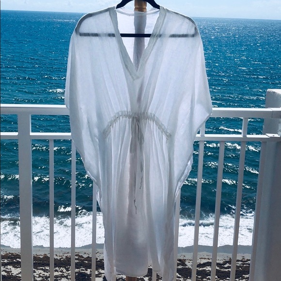 Dresses & Skirts - Sexy White linen dress